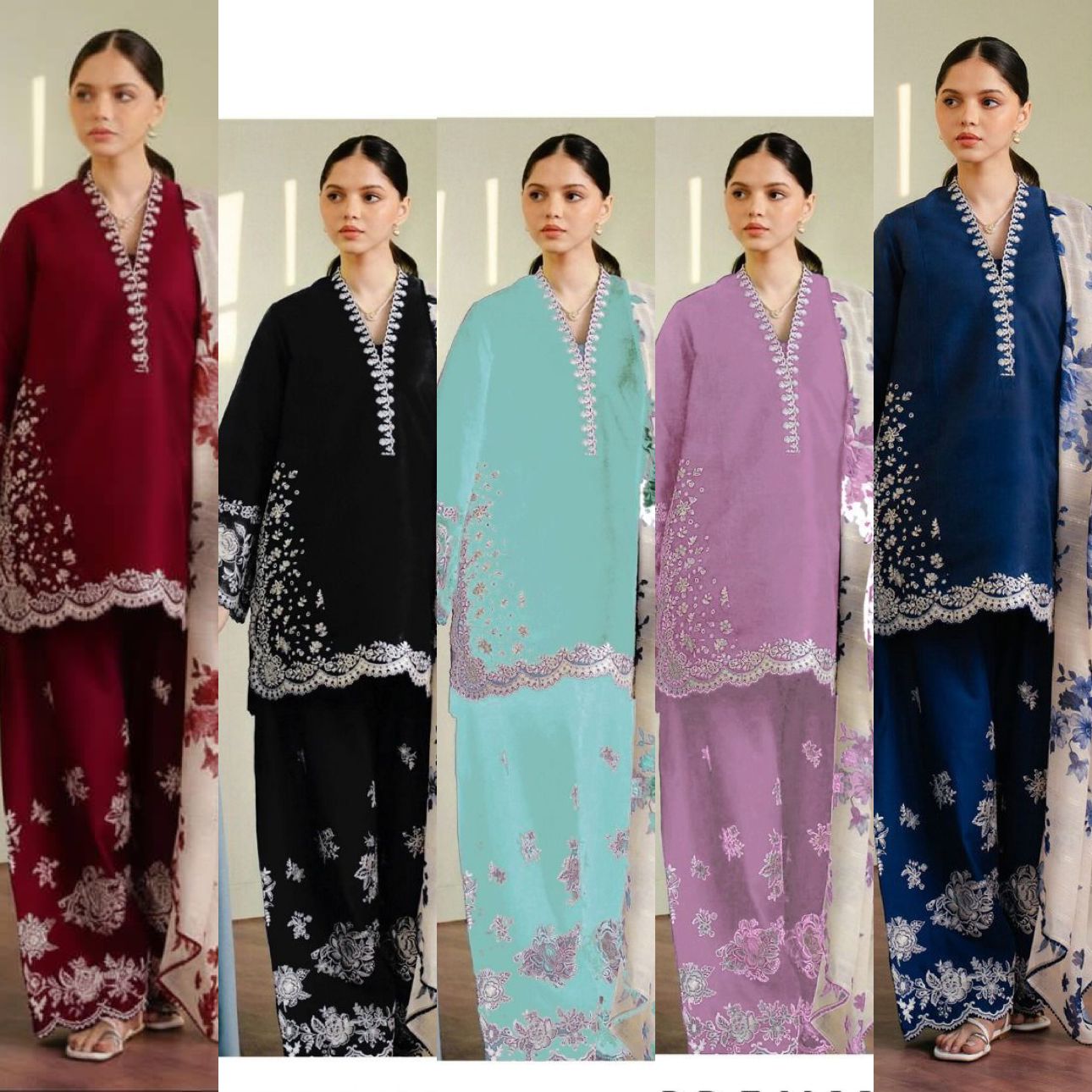 Zara Shahjahan Lawn 3PC (D#5068)