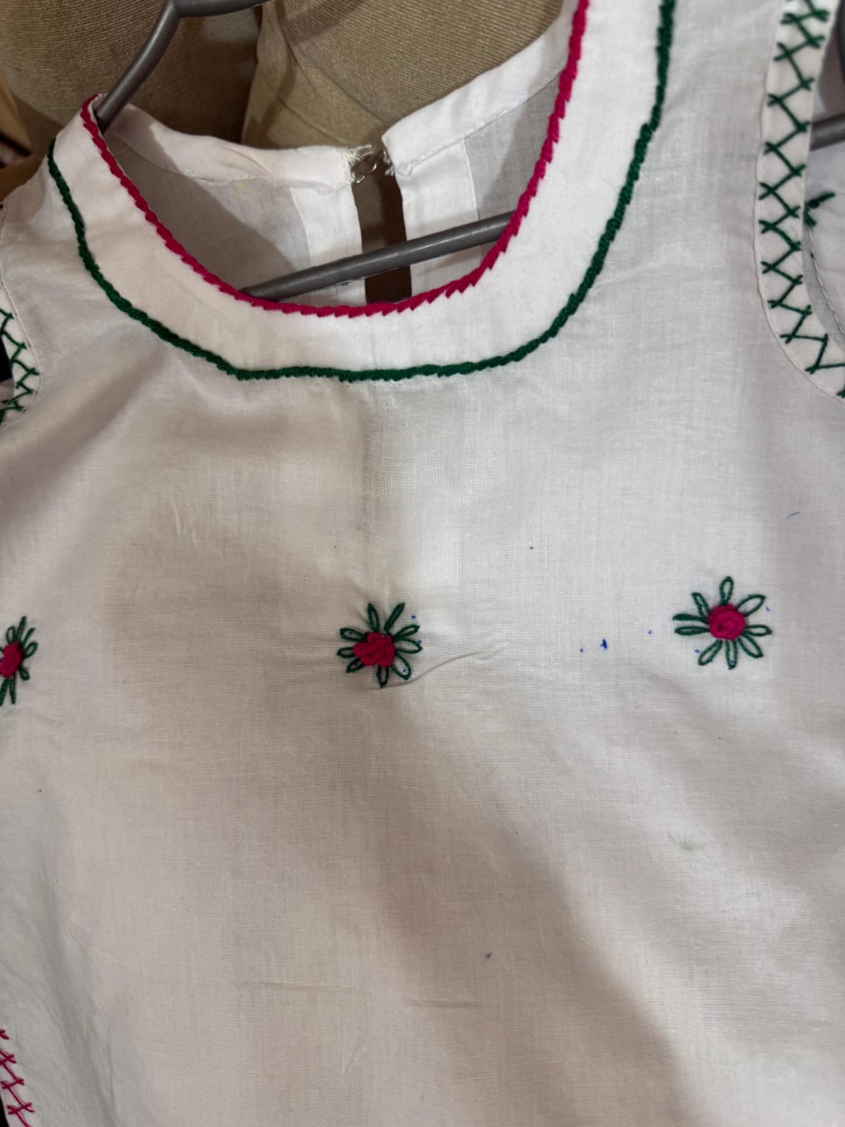 Embroidered Three-Piece Suit with Farshi Shalwar