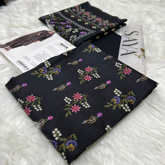 Bin Saeed Printed Lawn 3PC Suit