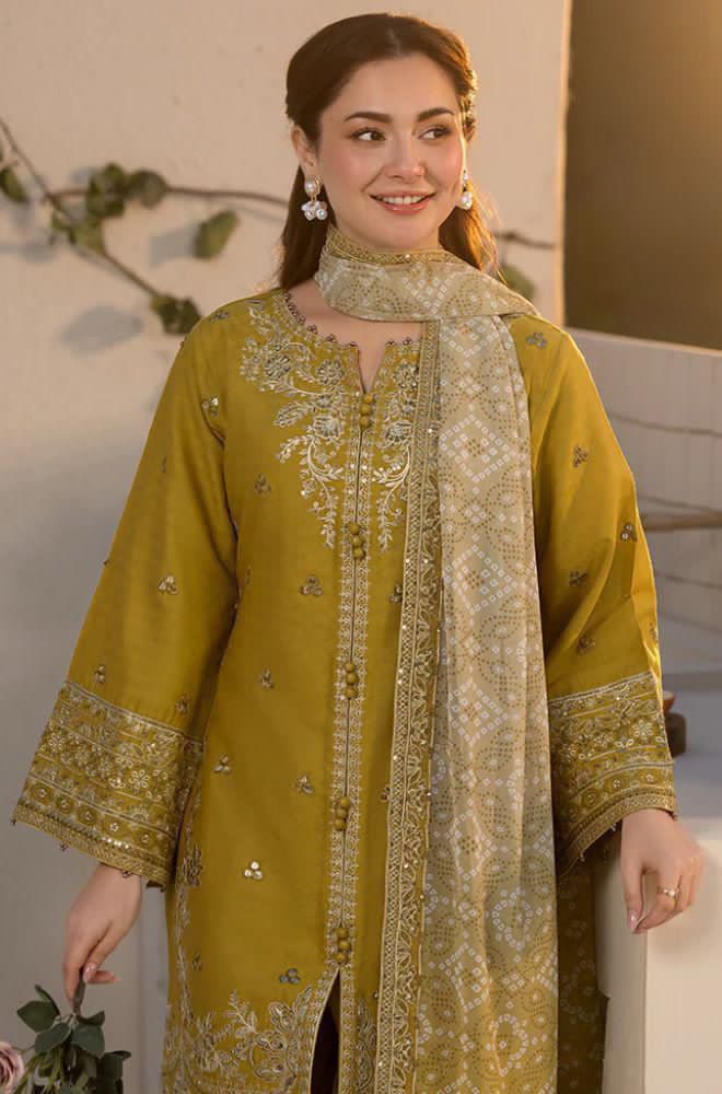 Jade Embroidered Lawn 3PC (D#5004)