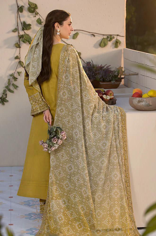 Jade Embroidered Lawn 3PC (D#5004)